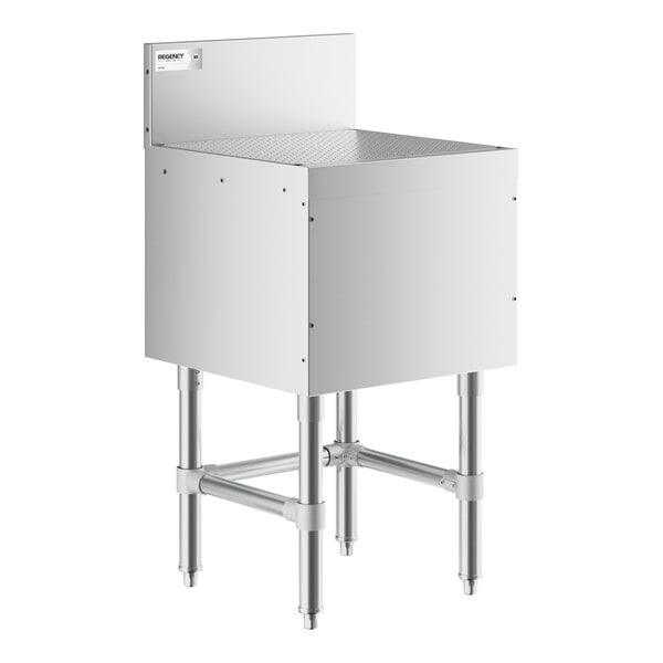 Regency Spec Line 18" x 19" Stainless Steel Underbar Drainboard
