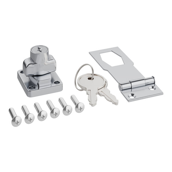 A Regency stainless steel cover for a single tier speed rail on a white background.