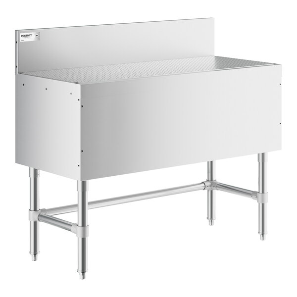 Regency Spec Line 42" x 19" Stainless Steel Underbar Drainboard