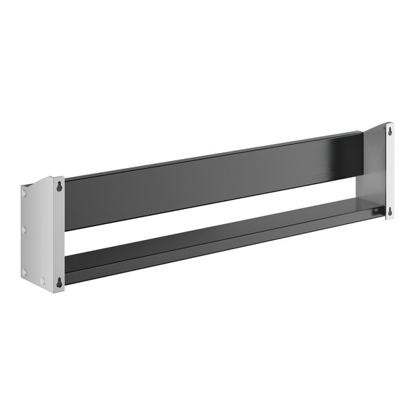 A silver metal Regency speed rail shelf.