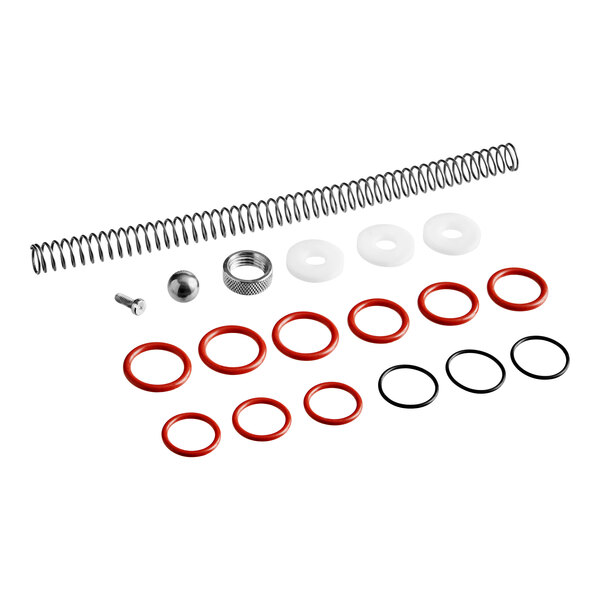 A group of rubber seals in different sizes.