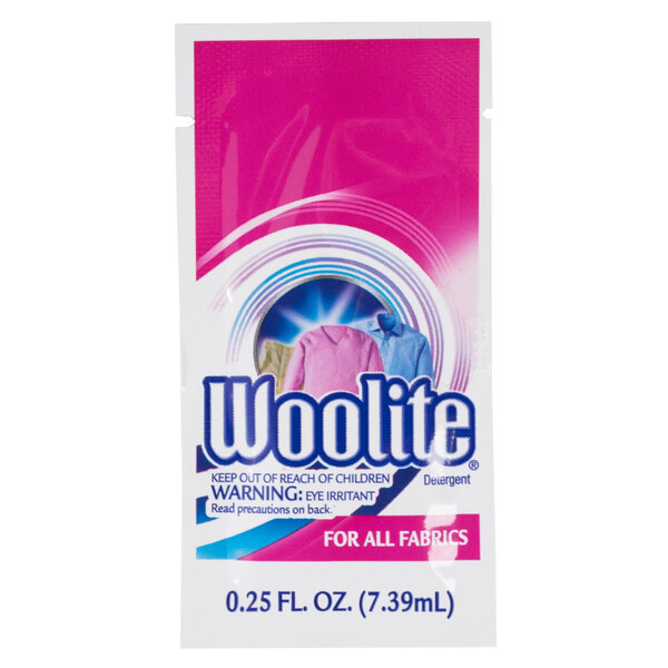 Woolite 0.25 oz. Fabric Wash Packet 500/Case