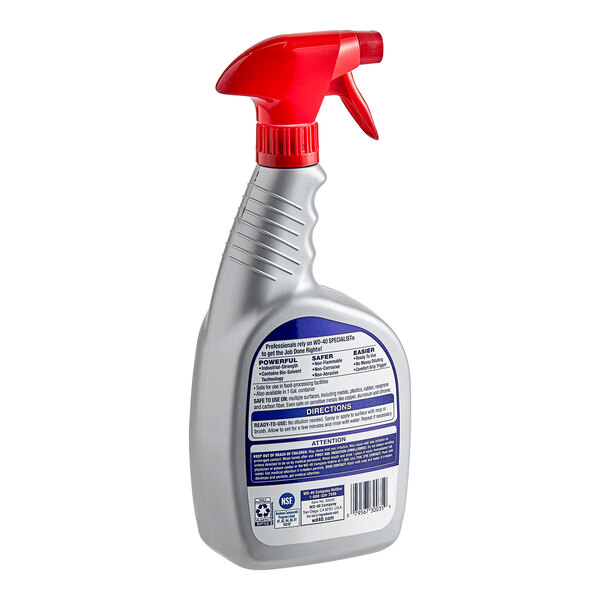 WD-40 300356 Specialist 32 fl. oz. Industrial-Strength Cleaner and Degreaser - 6/Case