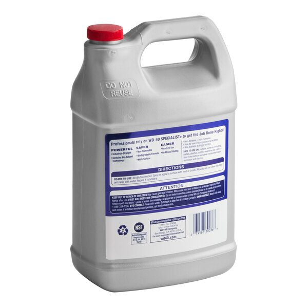 WD-40 300363 Specialist 1 Gallon Industrial-Strength Cleaner and Degreaser - 4/Case