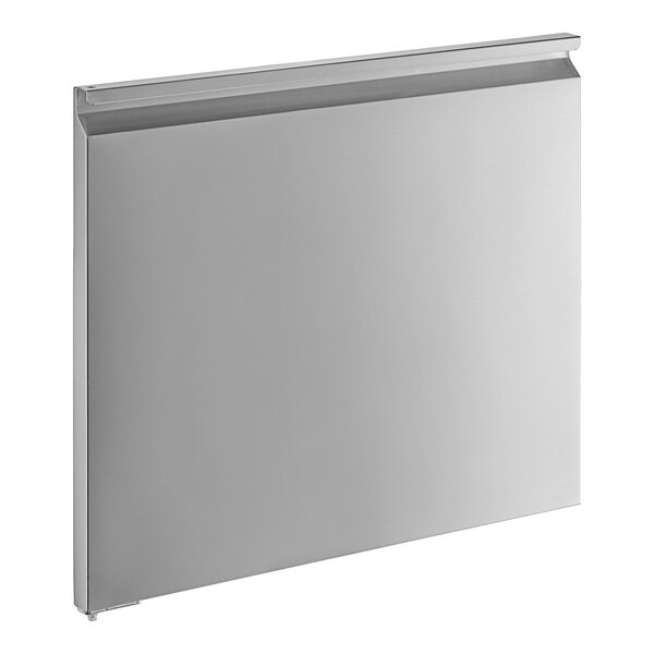 A stainless steel panel for an Avantco Z or SS Series refrigerator.