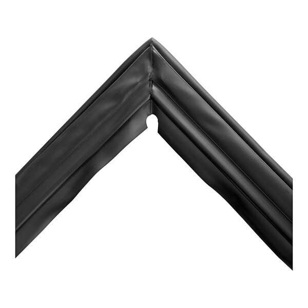 A black curved corner piece for a MainStreet Equipment GMC-23 refrigeration unit.