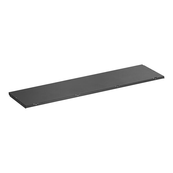 A black rectangular Avantco Refrigeration shelf.