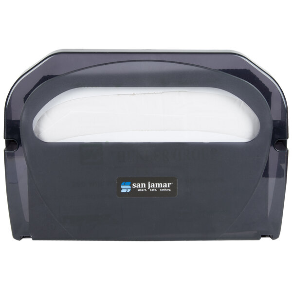 Black Toilet Seat Cover Dispenser Velcromag