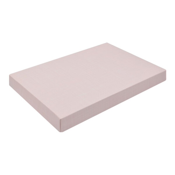 A white box with a pink texture.