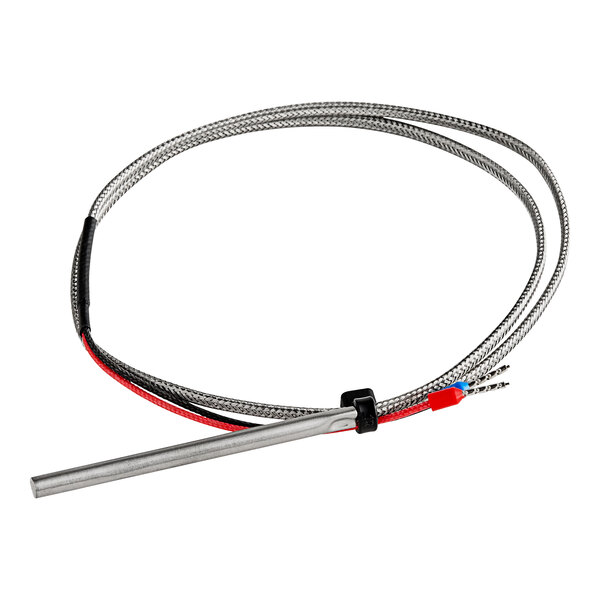 The Estella thermocouple with red and white cables.