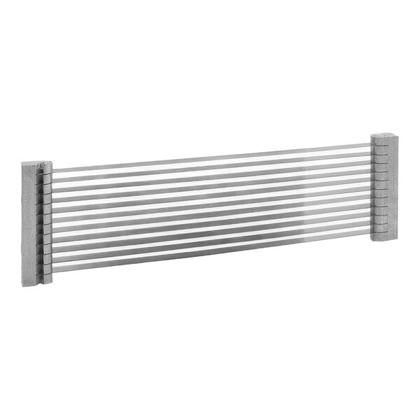 A stainless steel Nemco Scalloped Blade Assembly with a horizontal bar.