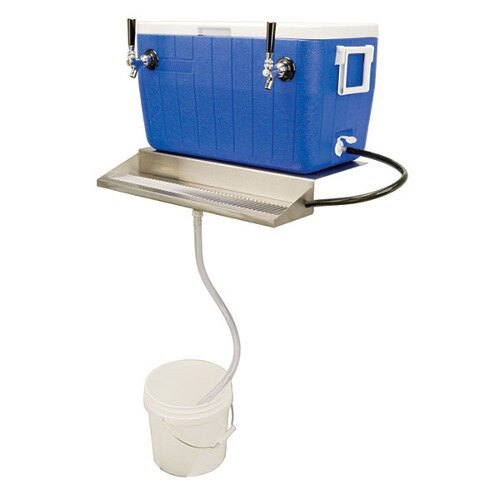 A Micro Matic Jockey Box Drip Tray on a white background.