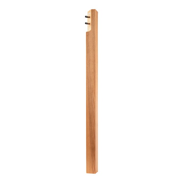 A National Public Seating wooden leg for a science table.