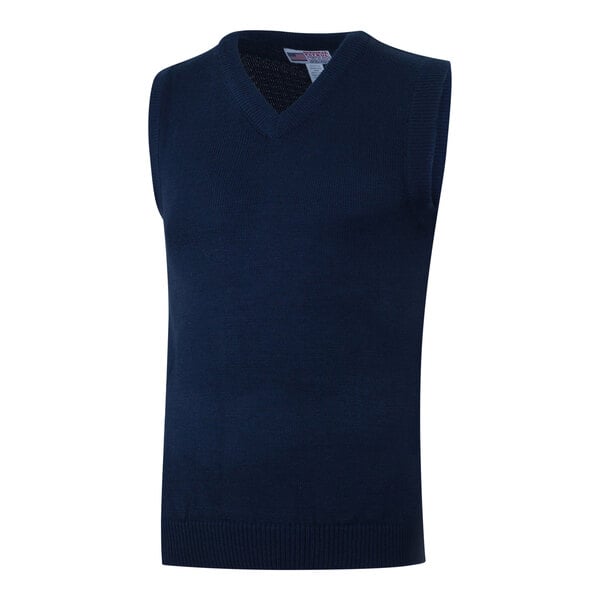 A Henry Segal men's navy sweater vest.