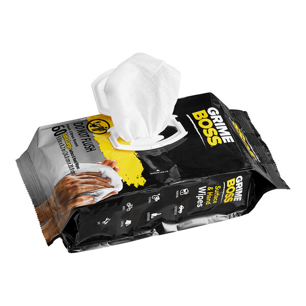 pack of cleaning wipes