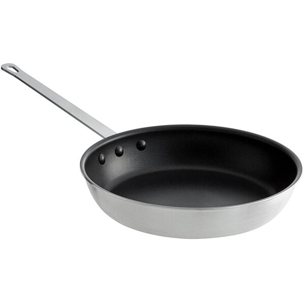 Aluminum 12 Inch Low Pot Cookware Deep Cooking Non Stick Coating Wide Wok  Style