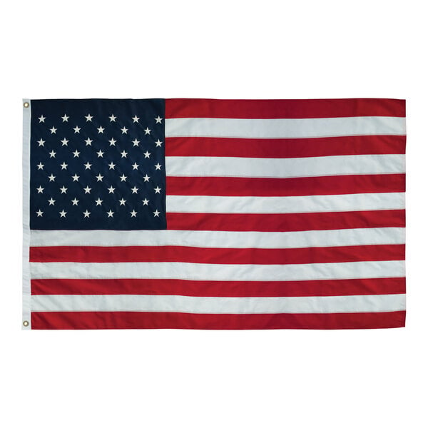 A Valley Forge United States of America flag with stars on a white background.