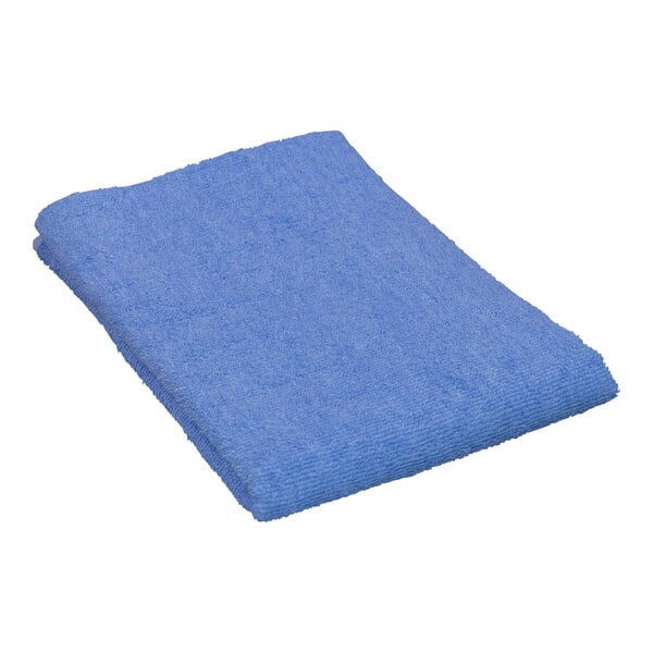 A blue 1888 Mills pool towel.