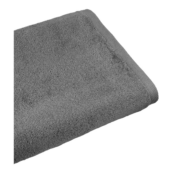 A grey 1888 Mills Millennium bath sheet.