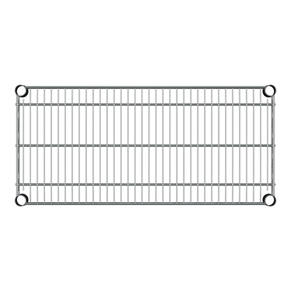 A Regency stainless steel wire shelf.