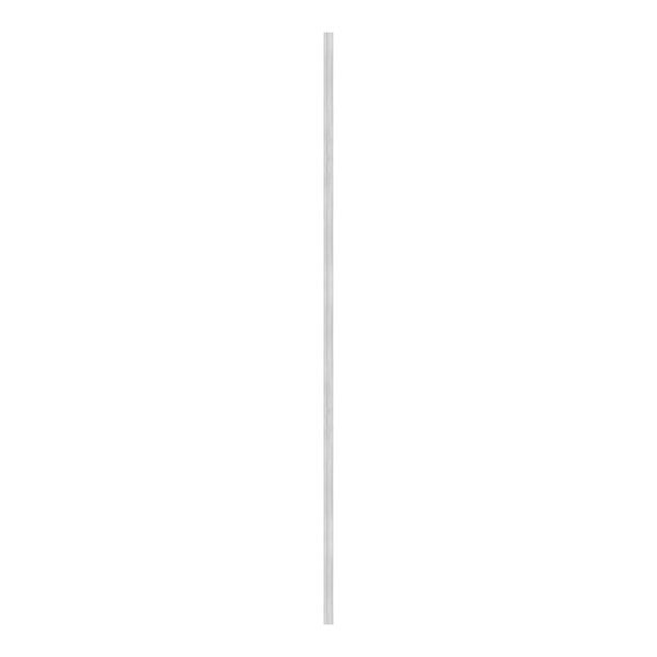 A long stainless steel Y-shaped seam strip on a white background.