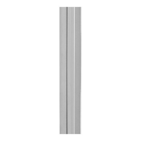 A close-up of a stainless steel bar with a Y-shaped end.