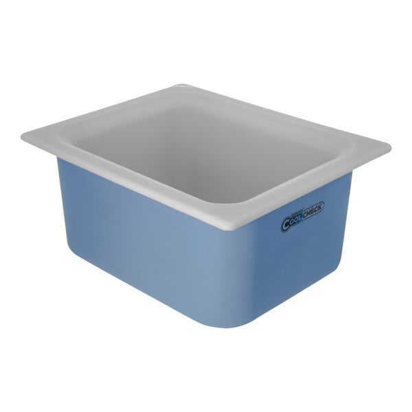 A white Dinex plastic cooler pan.