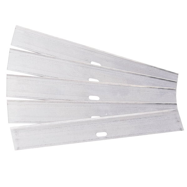 Accutec Blades 66-0377 multi-purpose scraper blades, a group of metal bars.