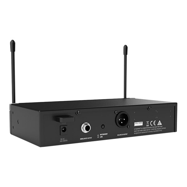An LD Systems U305.1 HHD wireless microphone system with two antennas.