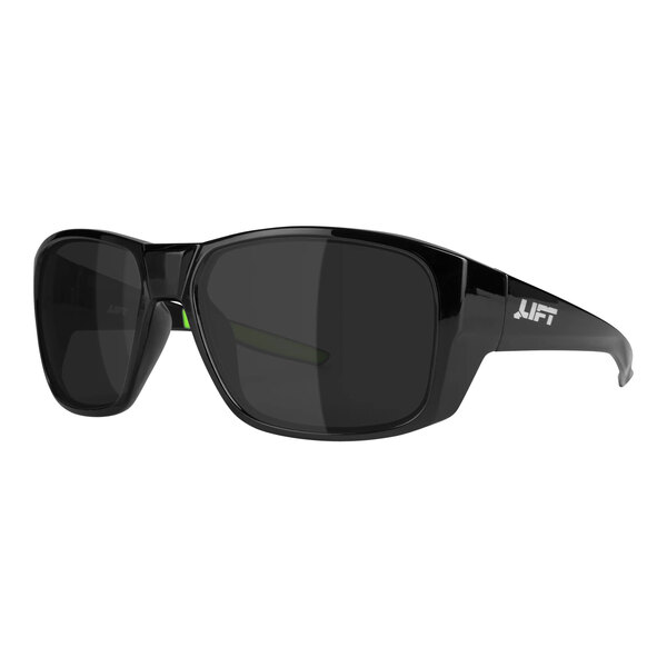 Lift Safety Vanguard safety glasses in black with grey lenses.
