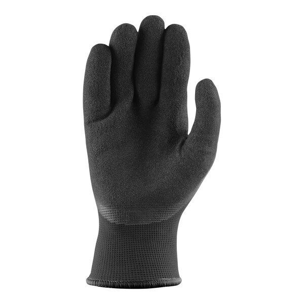 A black Lift Palmer warehouse glove with a black microfoam palm.