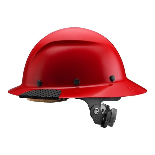 Lift Safety Dax Red Fiber Resin Full Brim Hard Hat HDF 20RG