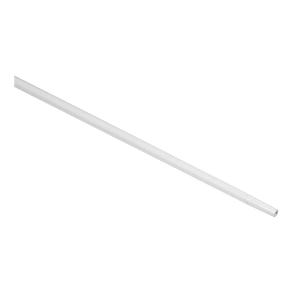 A white plastic tube with a long handle.