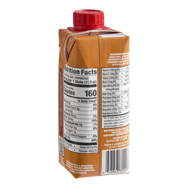 Premier Protein Caramel Protein Shake 11 fl. oz. - 12/Case