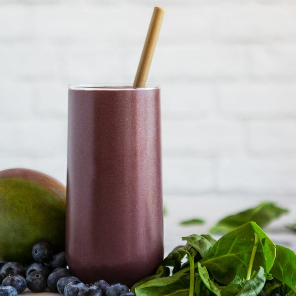 A close-up of Pitaya Foods organic sweetened acai berry bite-sized pieces.