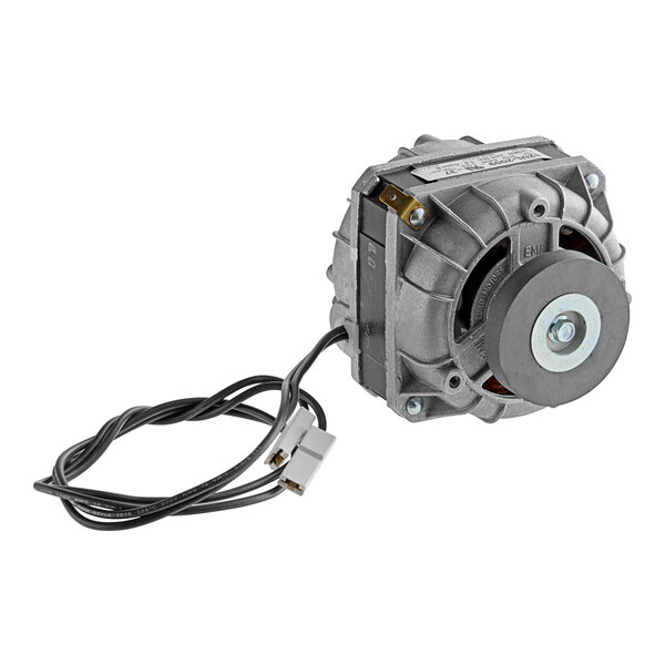 A grey Narvon motor pump with wires and a cord.