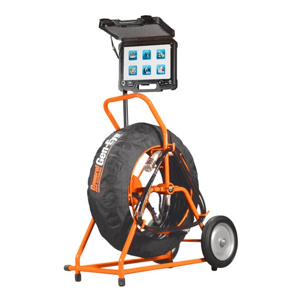 General Pipe Cleaners 179870-SL-GF-F Gen-Eye Fusion High-Definition Pipe Inspection / Location Camera System with Wi-Fi and Command Module - 110V