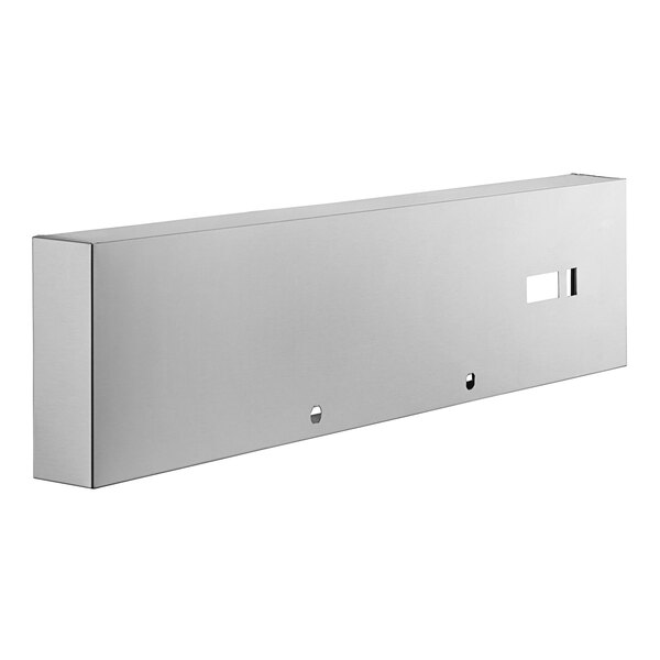 A white rectangular top cover panel with holes.
