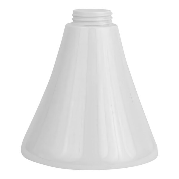 A white Dalebrook melamine cone stand base.