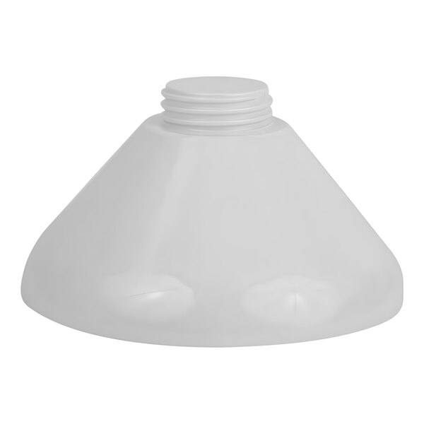 A white melamine cake stand base.