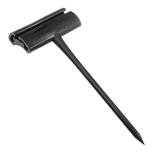 A black plastic Dalebrook flat top pin card holder.