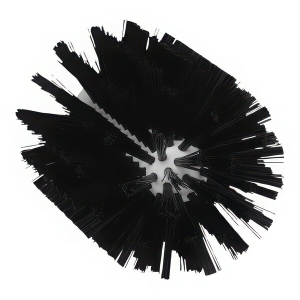 A black Vikan tube brush head.
