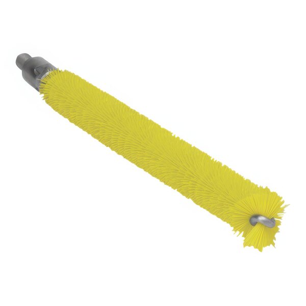 A yellow Vikan tube brush head.