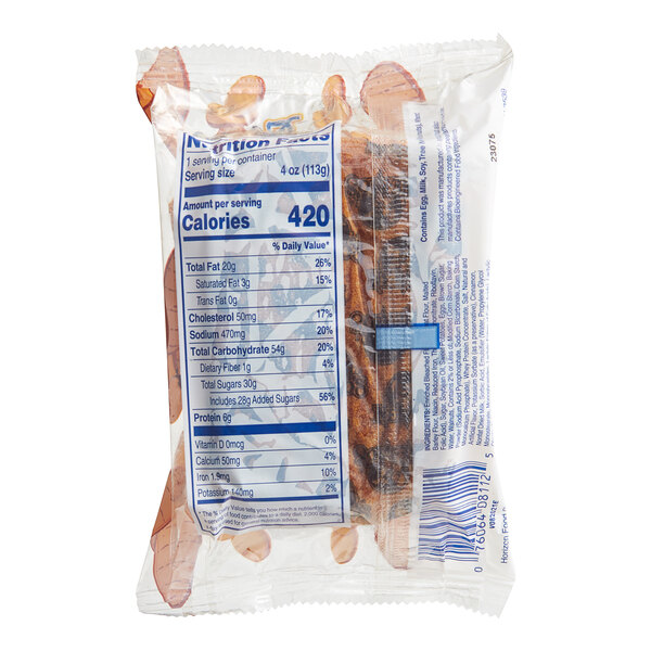 A package of Ne-Mo's Bakery Sweet Potato Cake Bread with a label.