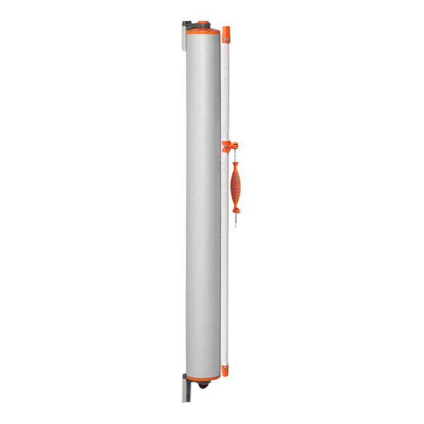 A ZonePro white and orange cylinder with a handle and orange accents.