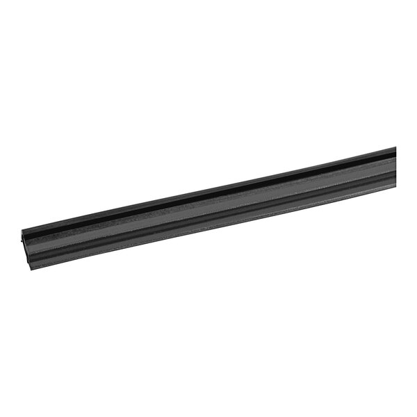 A black rectangular door gasket on a white background.