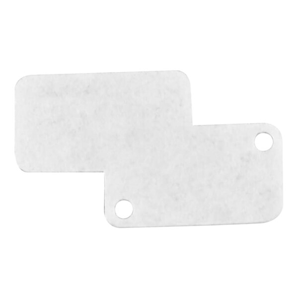 A white rectangular CRB Cleaning Systems isolation plate with holes.