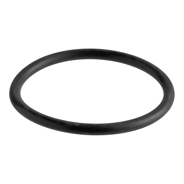 A black rubber O-ring for a MainStreet Equipment dish machine.