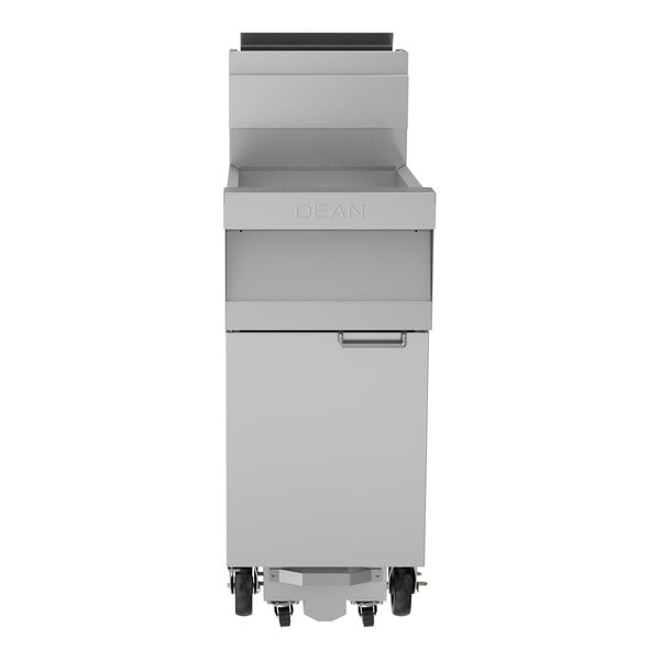 Dean by Frymaster PowerRunner 1FPRG50T 50 lb. Liquid Propane Floor Fryer with Millivolt Controller and Built-In Filtration - 120,000 BTU