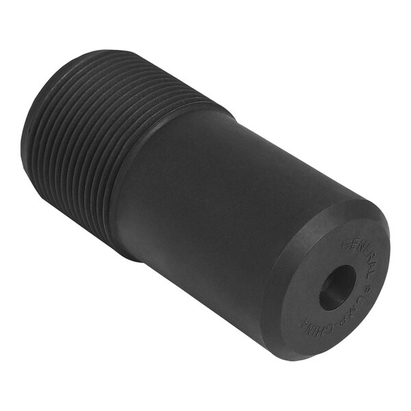 A black Mi-T-M carbide nozzle with a threaded cap.